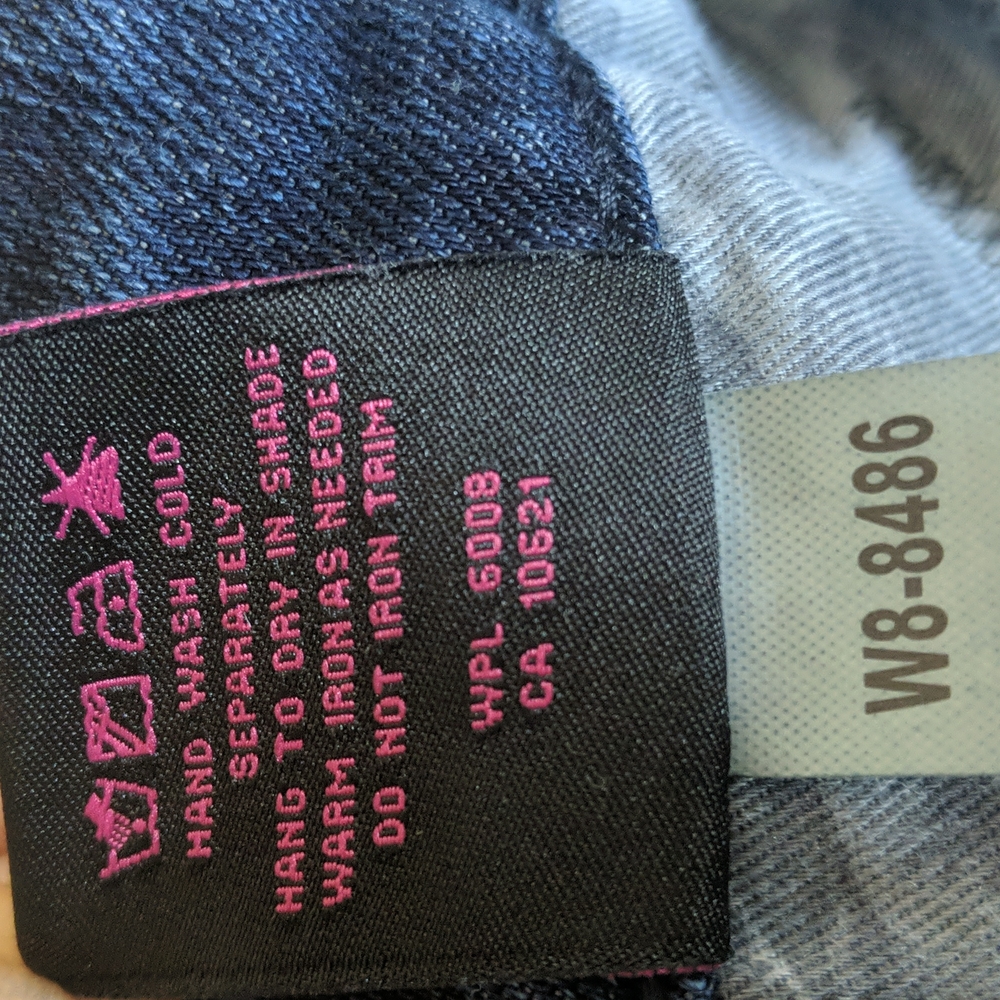 ROCK & ROLL COWGIRL low-rise trouser jeans flares wide leg 34x36L like new TALL - Picture 15 of 16